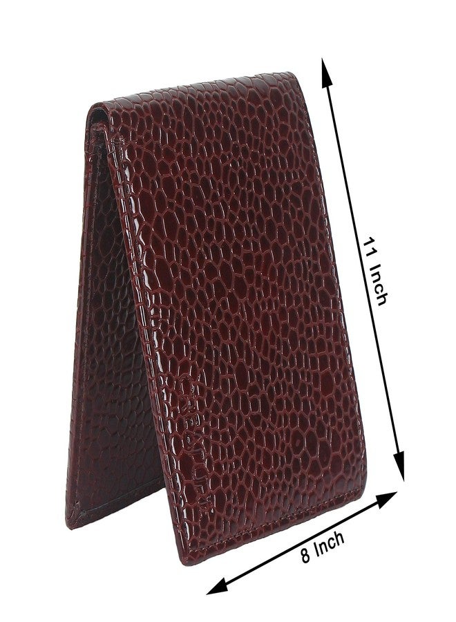 CREATURE Bi-Fold Maroon Color Faux-Leather Wallet for Men/Boys with Multiple Card Slots(Color-Maroon||WL-053) - Image 5